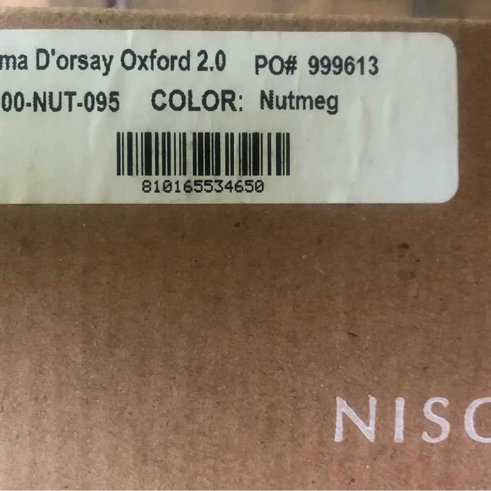 Nisolo Emma D’orsay oxfords nutmeg 9.5 new in box - Picture 4 of 7